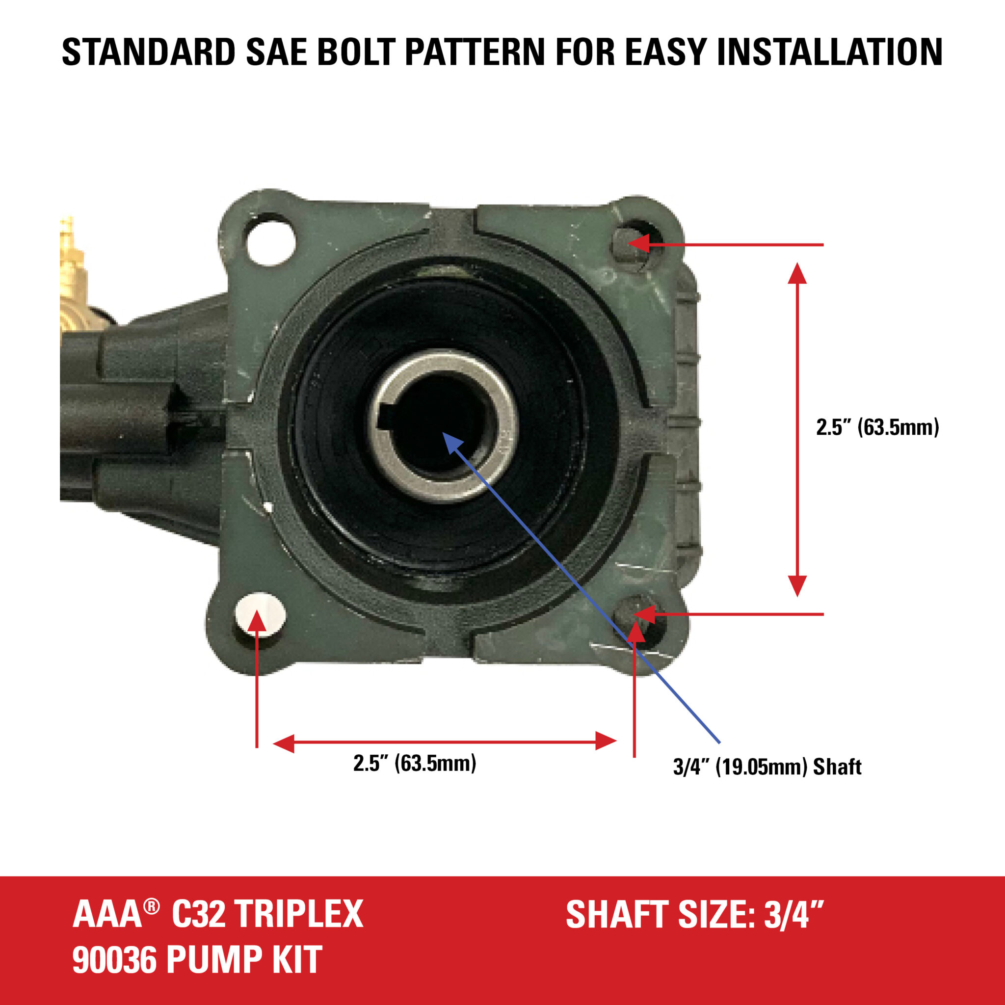 AAA® Triplex Pump Kit - Part#90036